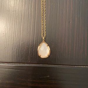 Kendra Scott White Drop Necklace